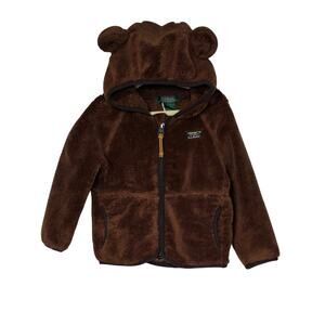 Toddlers' L.L.Bean Hi-Pile Fleece Jacket Size 2T Teddy Bear  Brown
